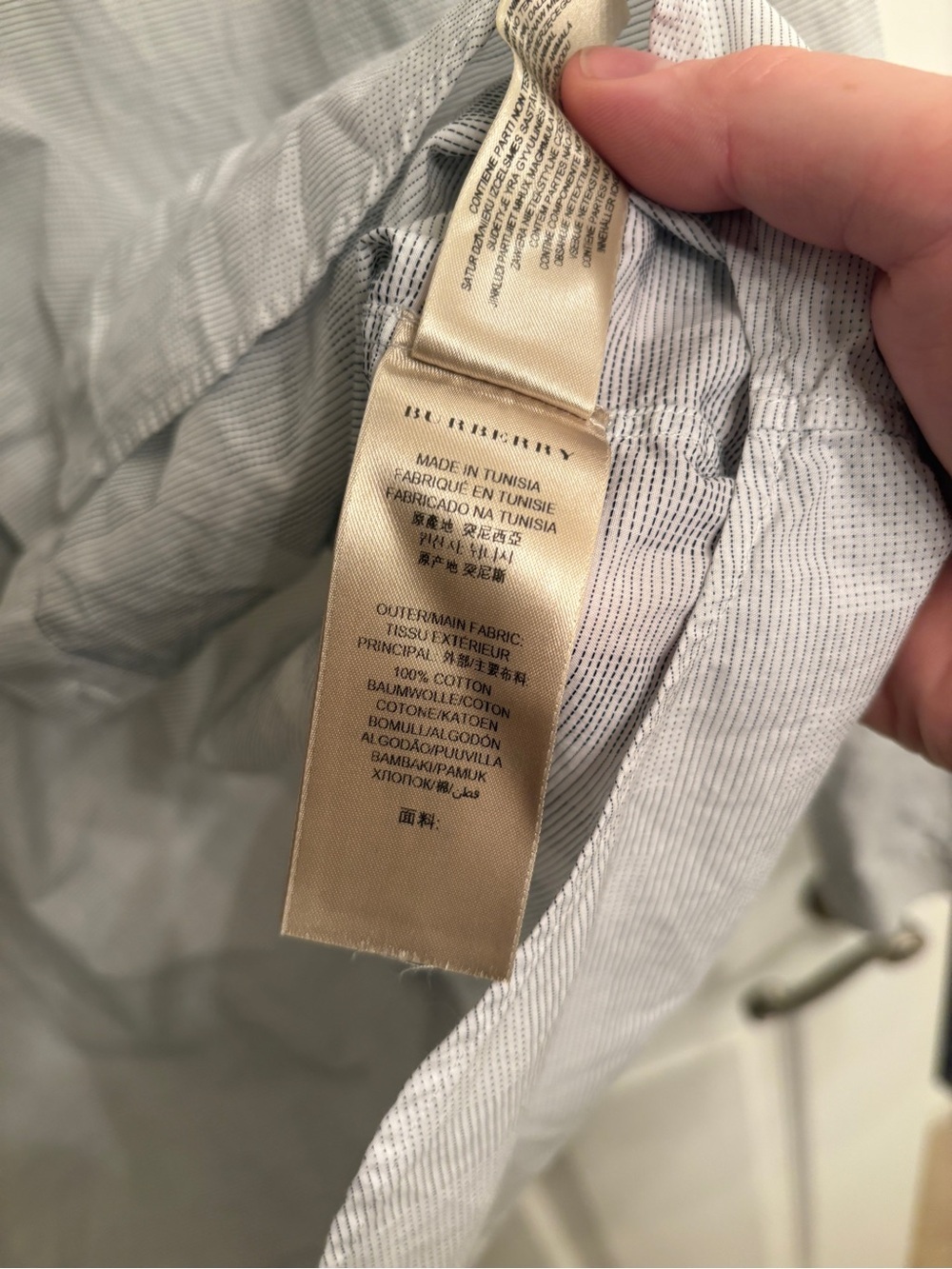 Burberry London Novacheck Pattern Button Up - Picture 5 of 6